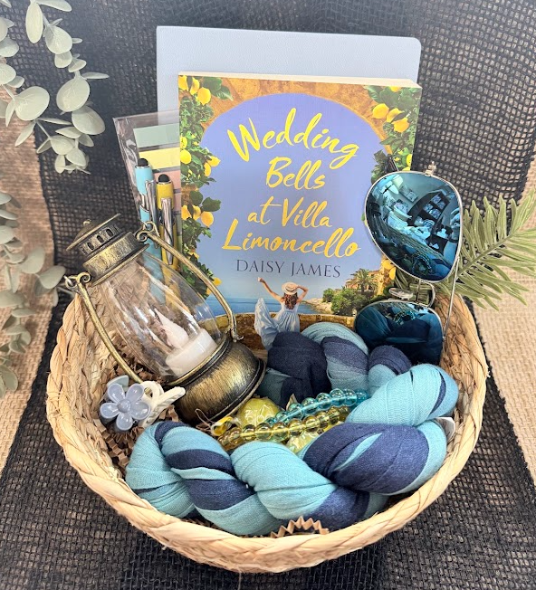 Intentional Joy Reading & Self-Care Basket – Italian Escape Reading Basket