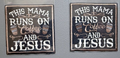 3×3 Coffee & Jesus Iron-On Patch